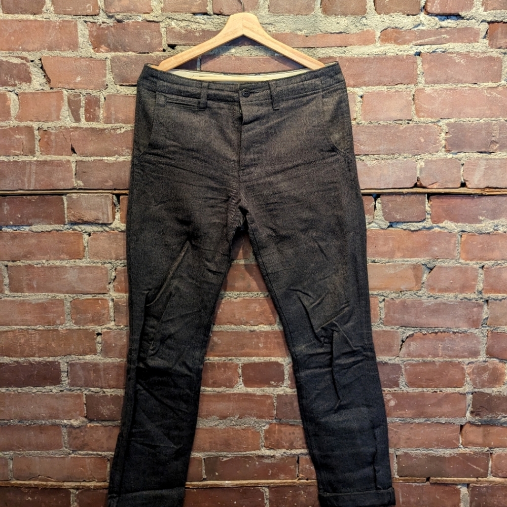 United Stock Black and grey twill pants